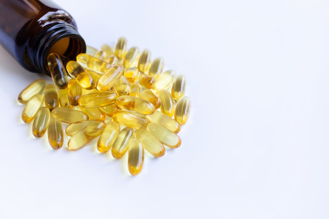 Fish oil capsules